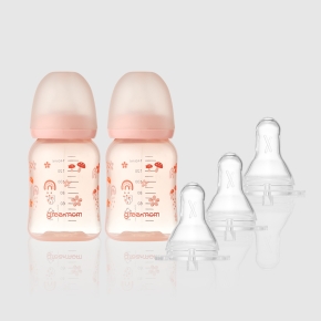 [젖꼭지 세트] PPSU 리틀 포레스트 젖병150ml2개 아이쏙3개