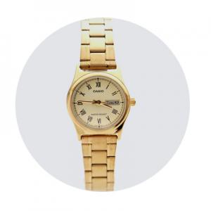 CASIO GOLD PLATED METAL