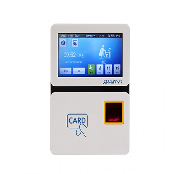SMART-F1 지문 카드13.56Mhz 출입 근태