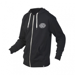21년 Forge Hooded Zip-Up - Black