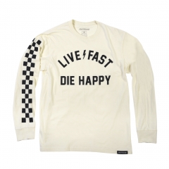 22년 Die Happy LS Tee, 다이 해피 긴팔티 (네츄럴)