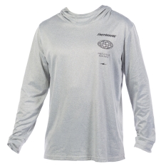 보크 후드 UPF 테크 티 Silver Heather