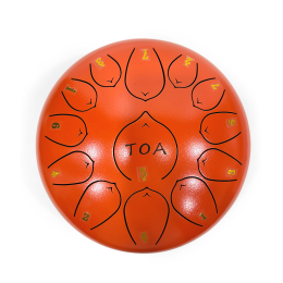 TOA 토아 스틸텅드럼 13음 C키 오렌지 25cm TD10-13