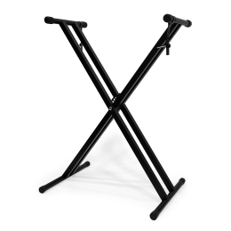 RIVERA 리베라 X자형 쌍열 키보드 스탠드 받침대 Q-2X