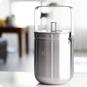 JVR 스테인리스 음식물쓰레기통 3L