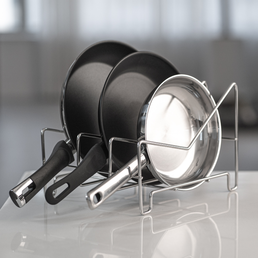 프라이팬 정리대 2P 세트