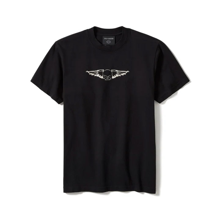 [LIMITED] 윌리 G 스컬 아트 반팔티셔츠 BLACK