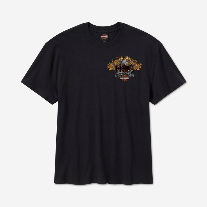 [LIMITED] 남성 풀 스로틀 프리덤 H.O.G 반소매 티셔츠