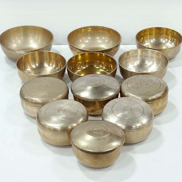 무형문화재 징장 이용구 방짜-공기세트