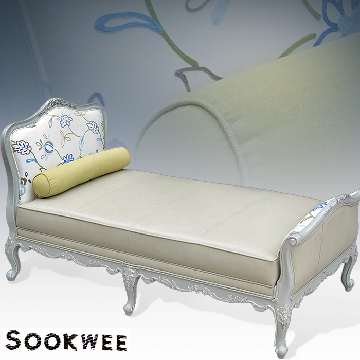 숙위홈 빈티지 가죽 패브릭 데이베드