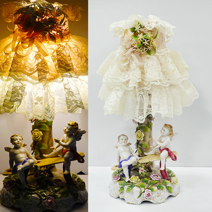 독일 드레스덴 본 쉬에르홀츠 천사 테이블램프