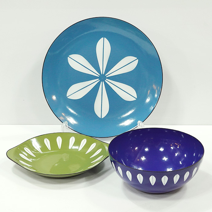 캐서린홀름 빈티지 에나멜 플레이트,볼세트