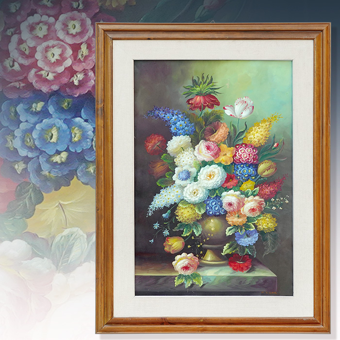 정물화 페인팅 캔버스액자(M,K.CHANG)