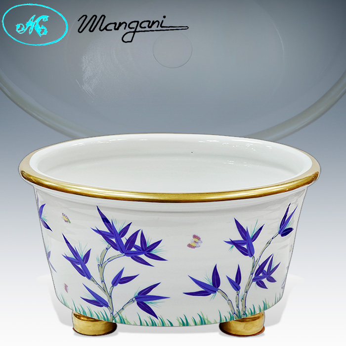 이태리 Mangani 망가니 도자기 대형 화분