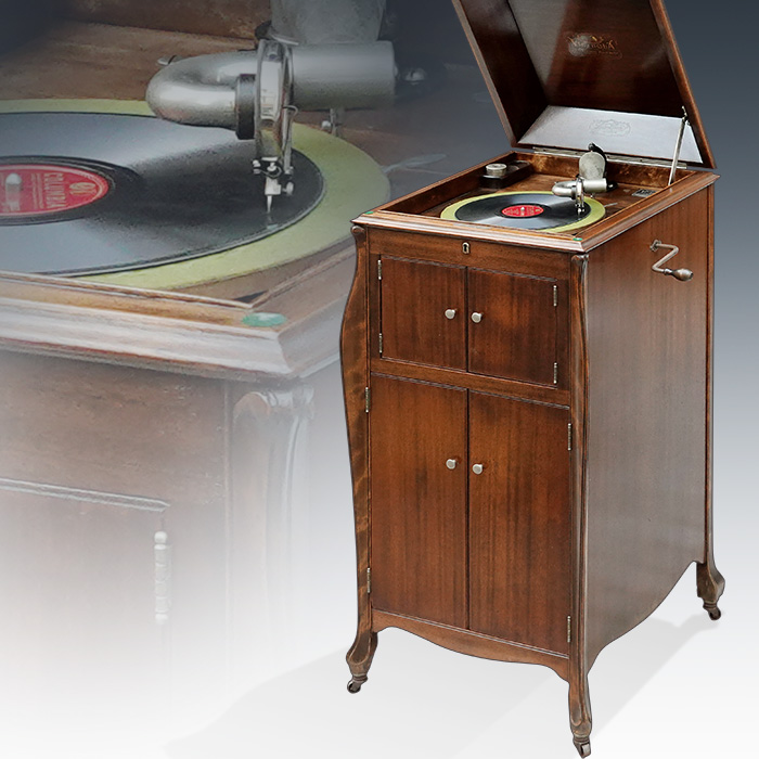 최고급 VICTOR빅터 앤틱 축음기+판10장세트