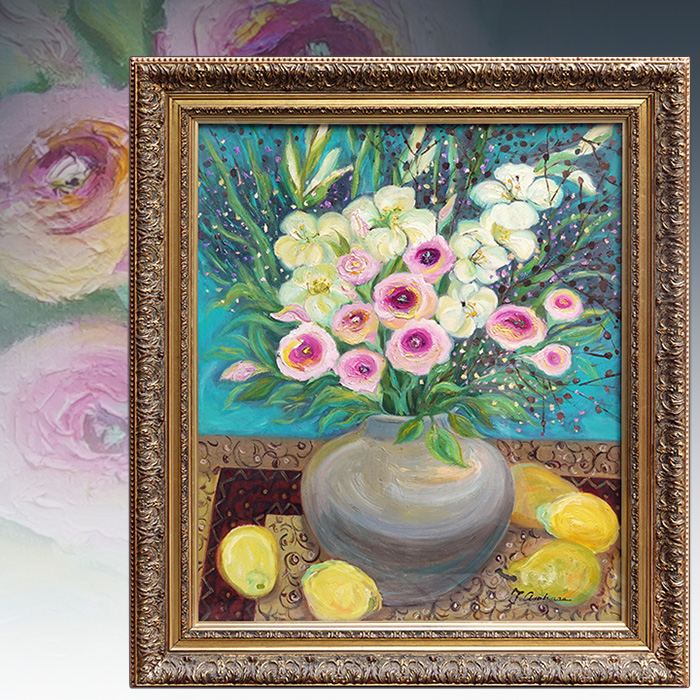 일본작가(J.asakara) 정물화 작품(20호)