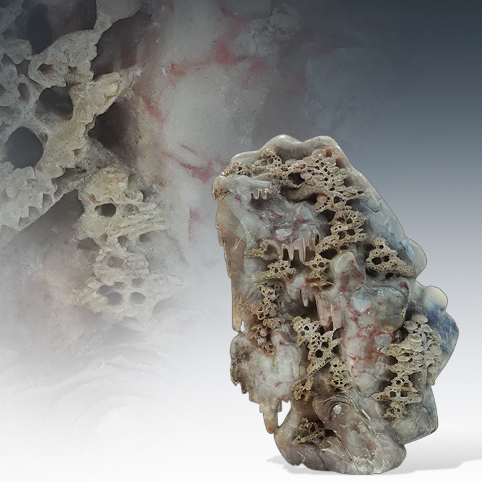 고급 옥돌 조각 장식품