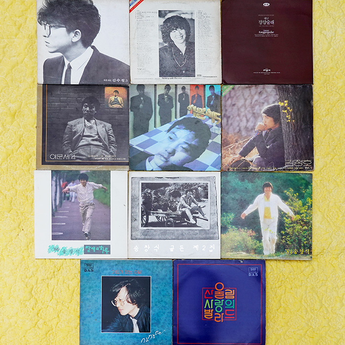 양희은,김수철,이문세,송창식,김창완,김정호...LP판