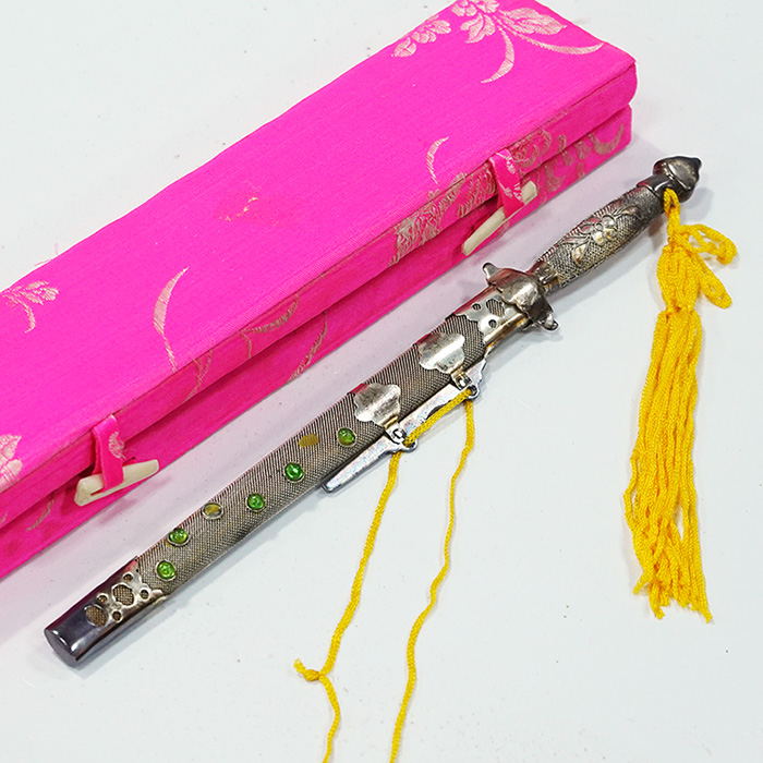 고급 은도금 은장도