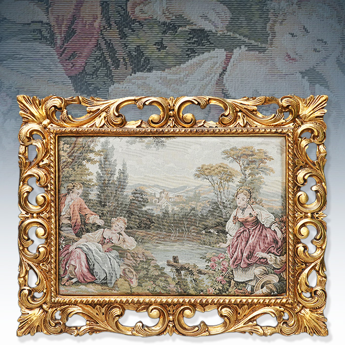 이태리 PITA 피타 타피스트리 금장 클래식액자