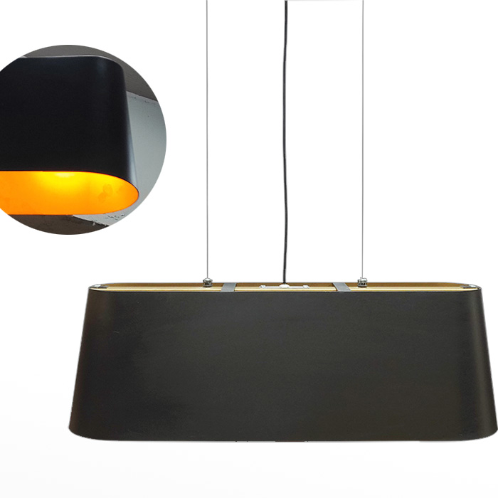 블랙금장 철재 3구 펜던트 램프