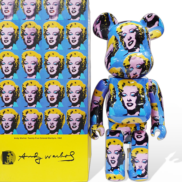 베어브릭 앤디 워홀의 마릴린 먼로 1000%(미사용)