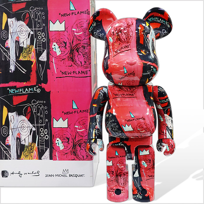 베어브릭 앤디워홀 장미쉘 비스키아 1000%(미사용)