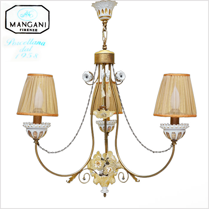 이태리 Mangani 망가니 피렌체 포슬라나 펜던트램프