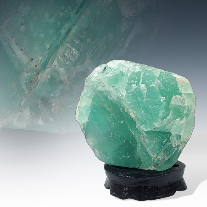 천연 플로라이트 수정 장식품