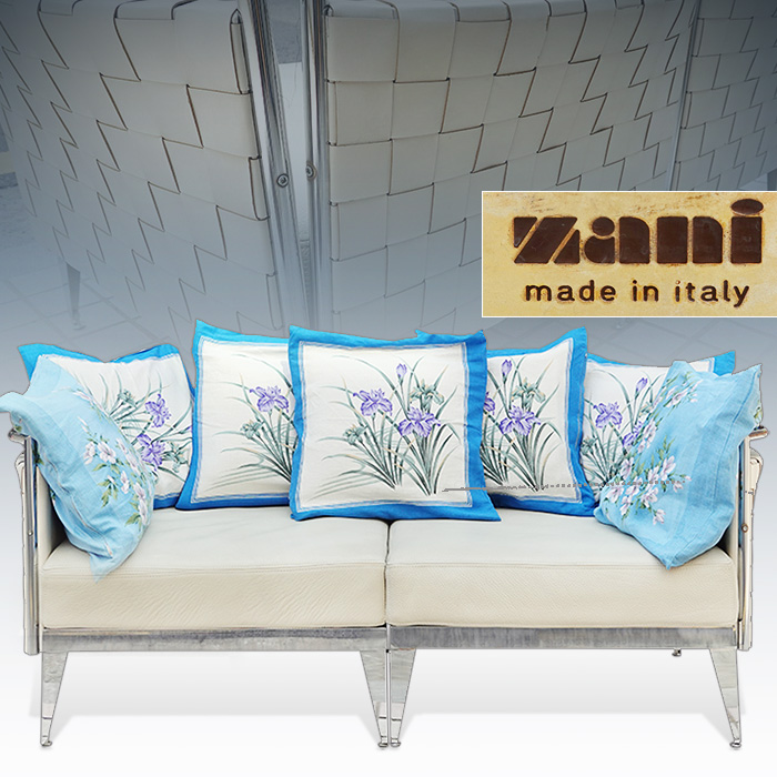 이태리산 Zani 자니 통가죽 2인소파(따로사용가능)