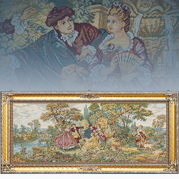 이태리 최고급 프랑수아 부셰 모티브 타피스트리액자