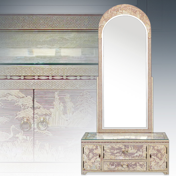 고급 이조자개 화장대