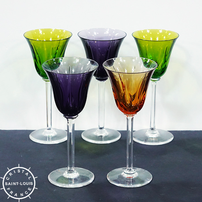 프랑스 SAINT LOUIS 생루이 Cerdagne 세르다뉴 크리스탈 와인잔세트