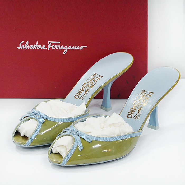 페라가모 펌프스 샌들 260mm (미사용)