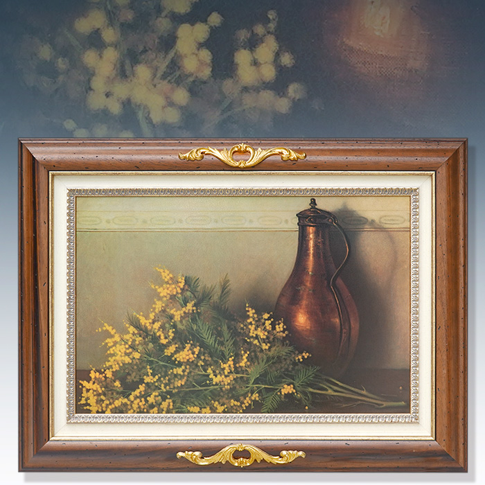 이태리산 정물화 원목 인테리어액자