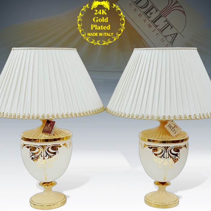 이태리 DELTA 델타 세라믹 테이블램프세트#531