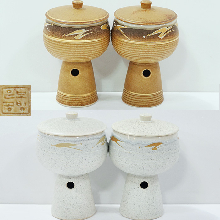 운보공방 도자기 잔세트