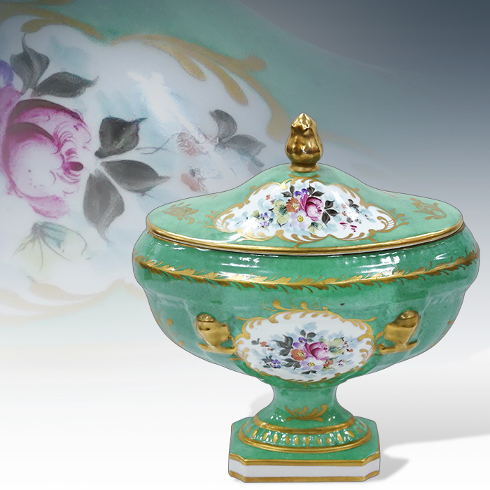 프랑스산 앤틱 세브르스타일 캔디볼