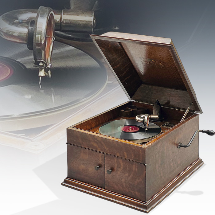 미국산 빅토리아 빅터 탁상용 축음기