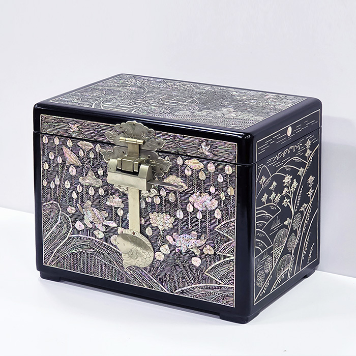 고급 이조자개 함