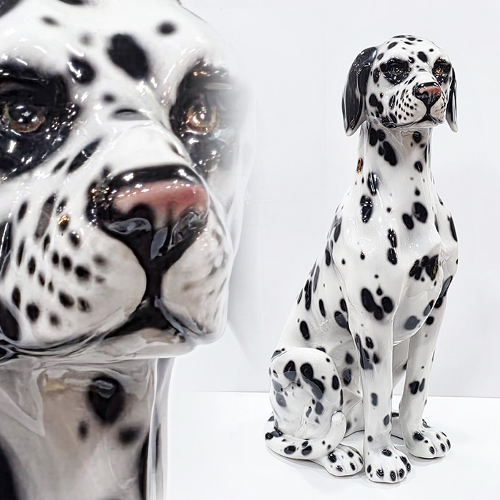 이태리산 인테리어 도자기 달마시안