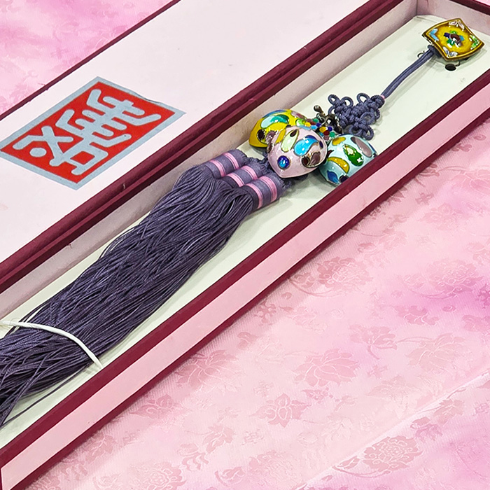 고급순은칠보 박 노리개