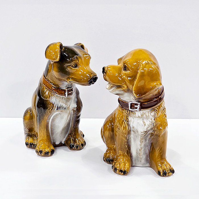 도자기 소형 애완견세트