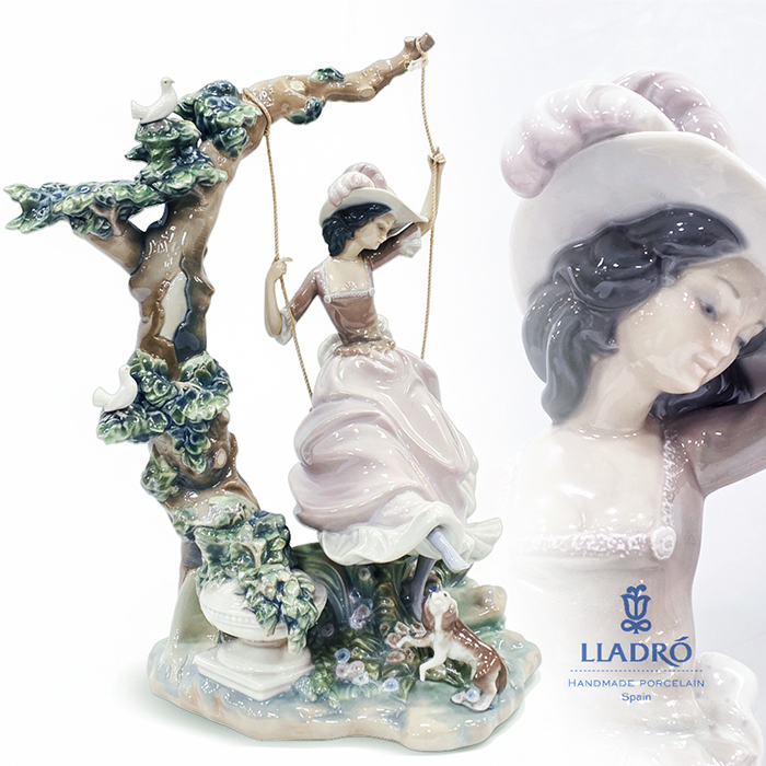 스페인 야드로 대형 Victorian Girl on Swing #1297