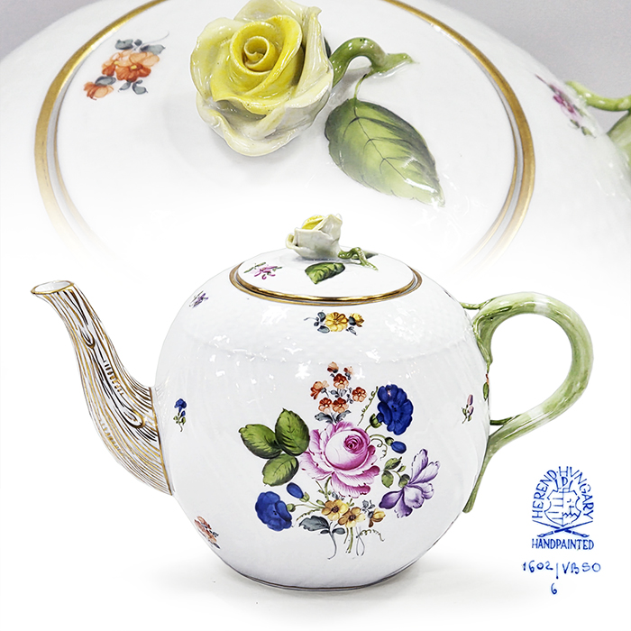 헤렌드 부케 1602/VBSO 라지 티팟
