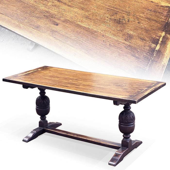 영국산 엔틱 오크 테이블(165.5cm)