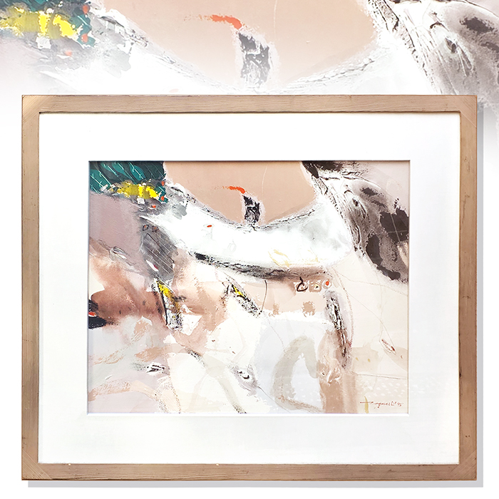 이열 추상화 작품(15호) 생성공간 - 변수