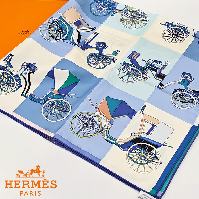 에르메스 Voitures Exquises 실크 스카프