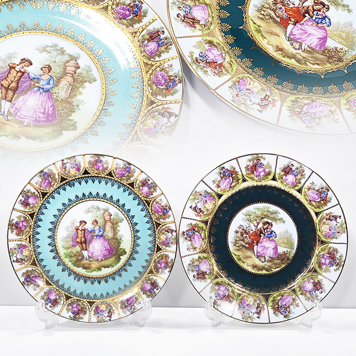 독일 바바리아,올드비엔나 명화접시세트