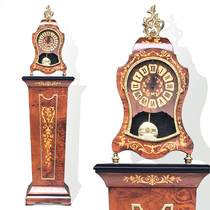 이태리 LeOre 레오레 상감 전자식시계+다이세트